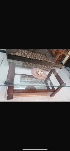 Table with mirror