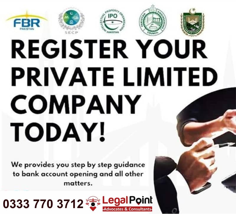 Company & Firm Registrations, Company Tax Returns, FBR, SECP, NTN Reg 1