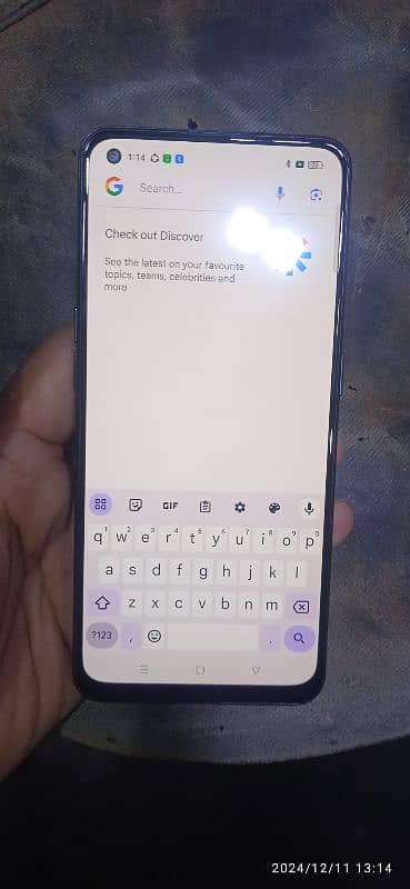 Oppo f19 pro 128gb8+4gb ram led shaded ha Box only condition 10/8 2