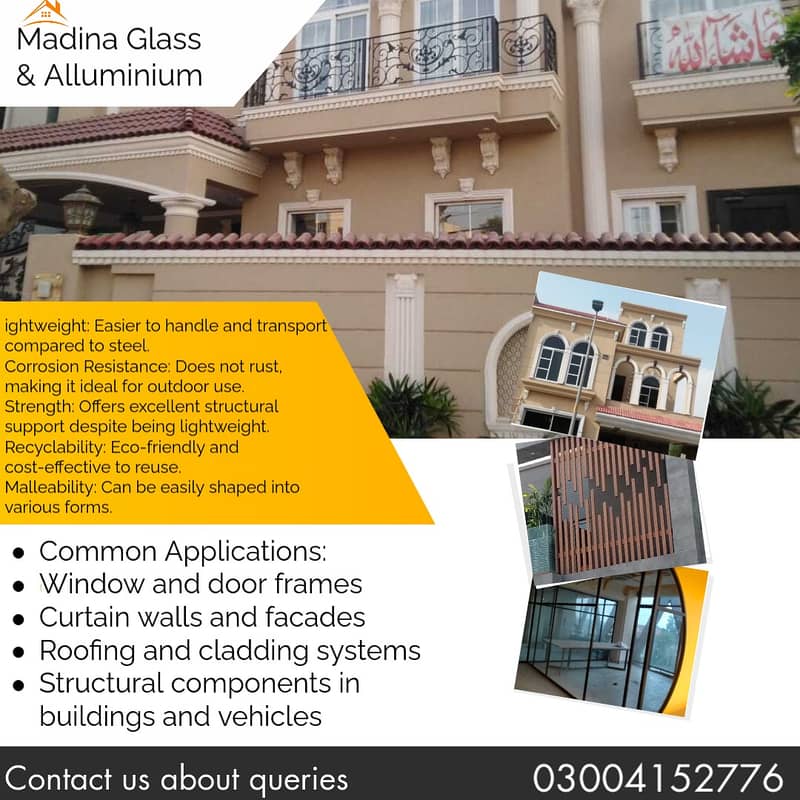 madina Modern Aluminium Window/Aluminum Doors/Windows & Partitions 0