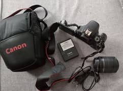 Canon Eos 700d with 18-55 mm lense