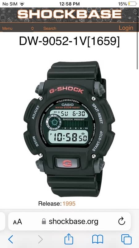 G Shock Watch made in Japan GW-9000 7