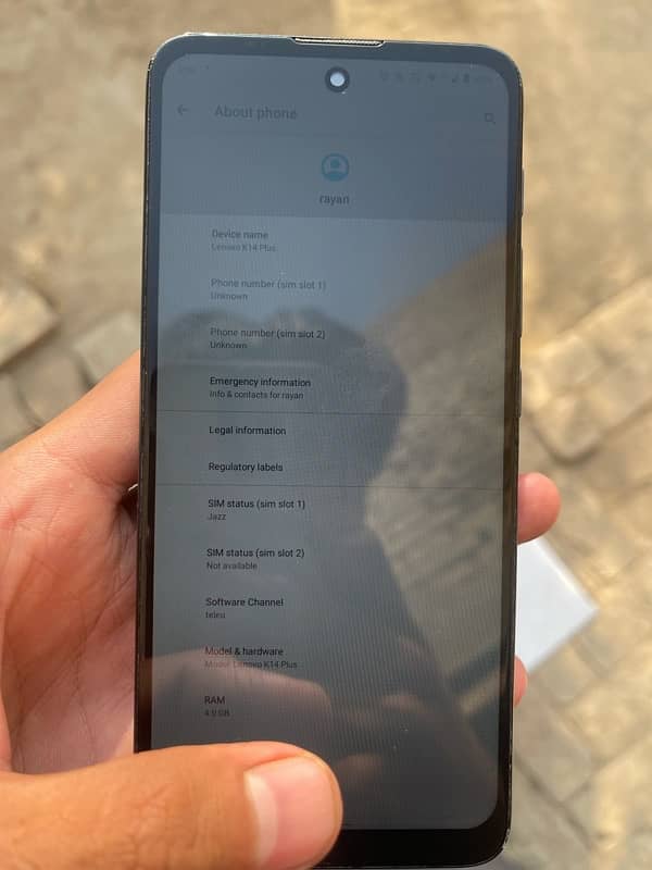 Lenovo k14+ 4/64 3