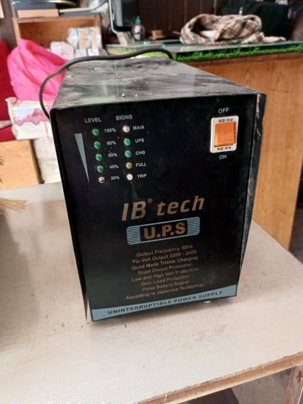 1500 watts (IB Tech UPS) 0