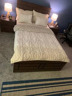 Wide Single Bed in Excellent Condition (like new) with mattress