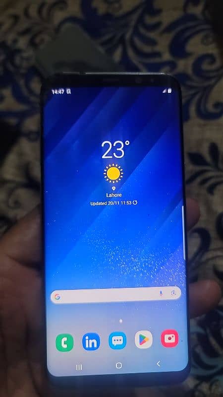 s8 plus. dual sim. . 6gb 128gb. glass break pta approved official 3