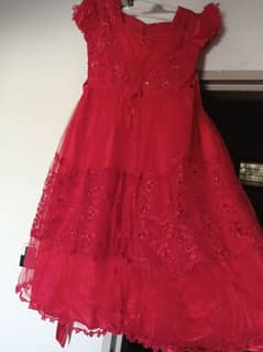 Wedding frock red colour