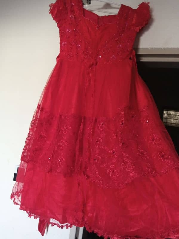 Wedding frock red colour 0