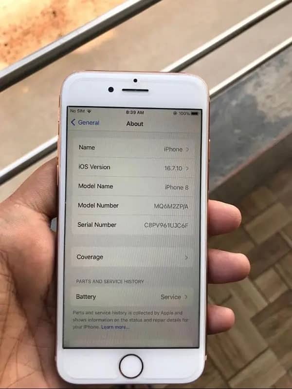 iPhone 8 64Gb 03212889511asa per call kra 1