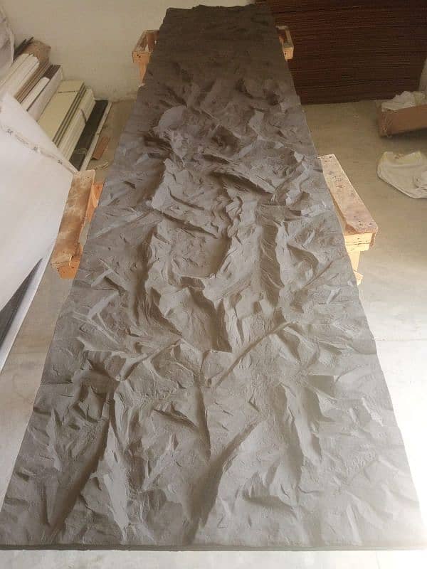 WPC Panels, Deck Floor, Ceilings, Wall Panels, PU Stone, Motif Design 15