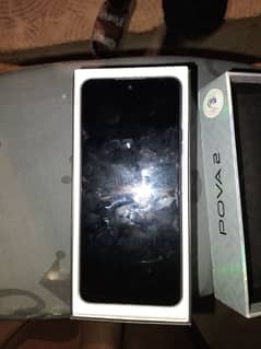 Tecno pova2 6.128gb black color box be ha 10by 9coundion ha all ok