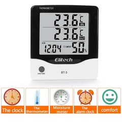 Elitech BT-3 Indoor/Outdoor Digital Thermometer Hygrometer In Pakistan