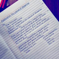 handwritting assignment work