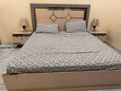 bed set with wardrobe and dressing