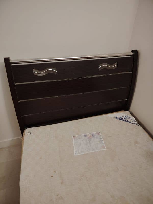 Single Bed and Wardrobe 1