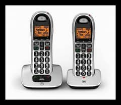 British Telecom twin UK brand cordless phone +intercom free delivery