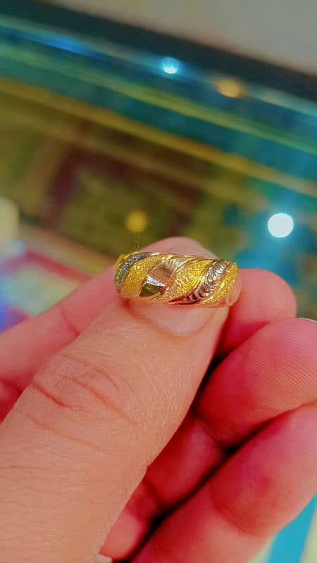 21 karet gold ring new dazin 9