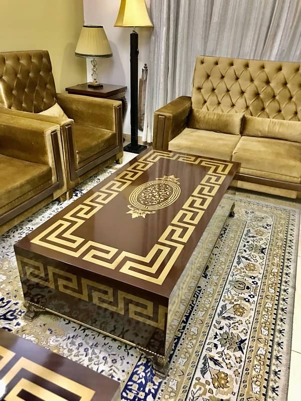 Versace Design Hi-Gloss Tables for Sale 1