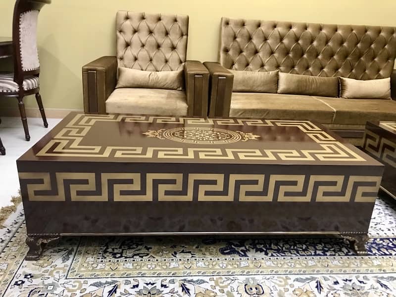 Versace Design Hi-Gloss Tables for Sale 2