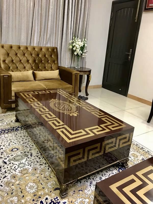 Versace Design Hi-Gloss Tables for Sale 6