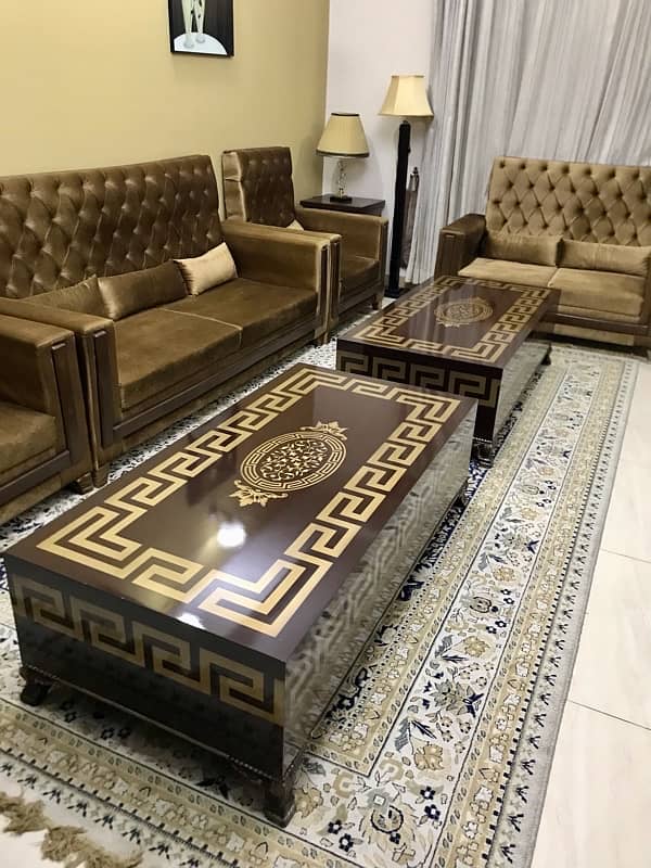 Versace Design Hi-Gloss Tables for Sale 8