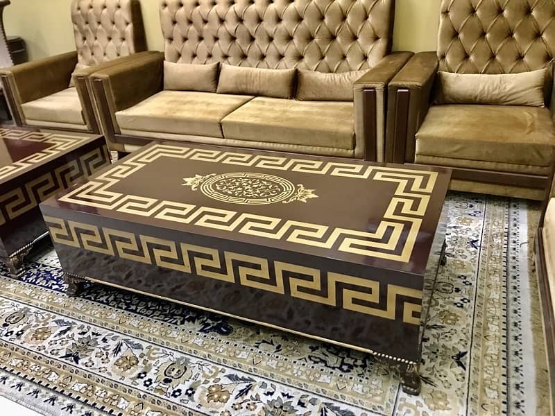 Versace Design Hi-Gloss Tables for Sale 10