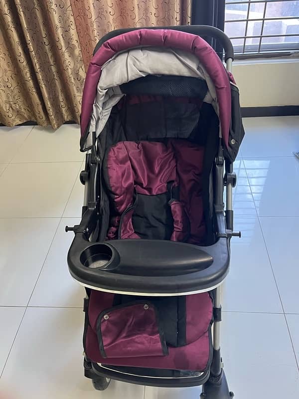 Imported Baby Stroller/Pram with Shocks 5