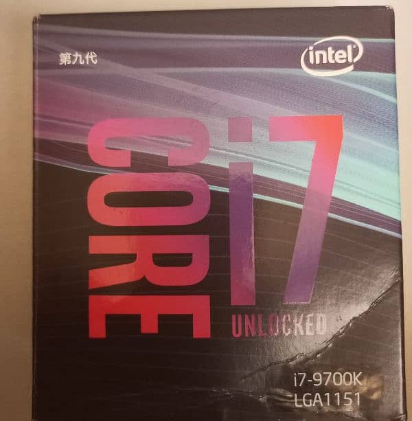 Intel i7 9700k Processor 1