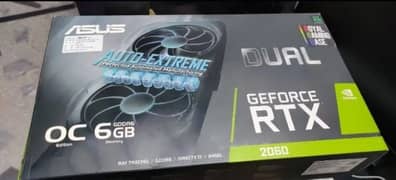 Asus Rtx 2060 6gb auto extreme sealed 10/10