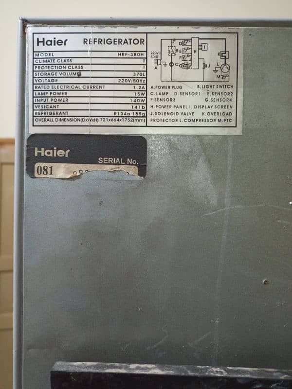 Haier Fridge 6