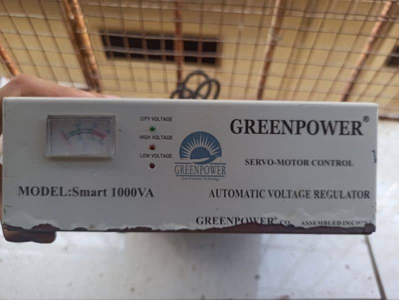 Green Power 1000VA, Servo Motor Voltage Stabilizer Computer Stabilizer 0