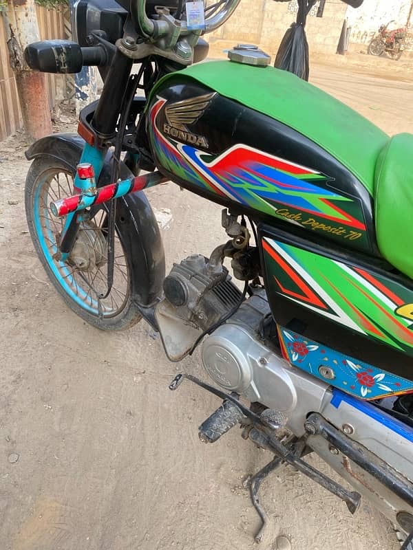 Honda 70 bike karachi number 1