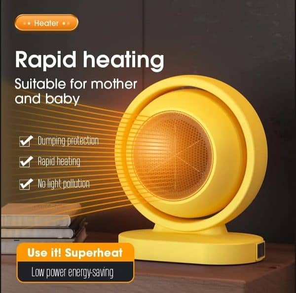 Mini Electric Heater Warmer Wind Portable 380w Heating Intelligent Ai 9