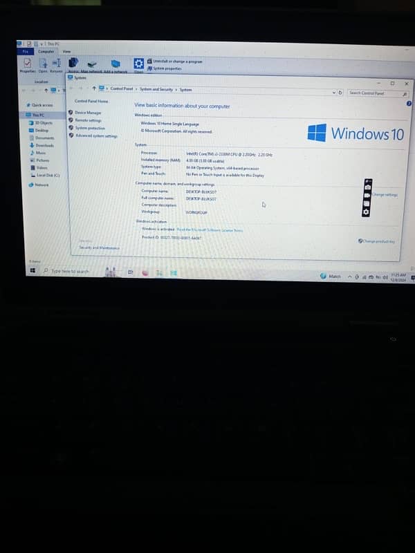 Dell Laptop for sale i3 2generation 4