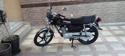 honda cg 125 with alloy wheels , modifications