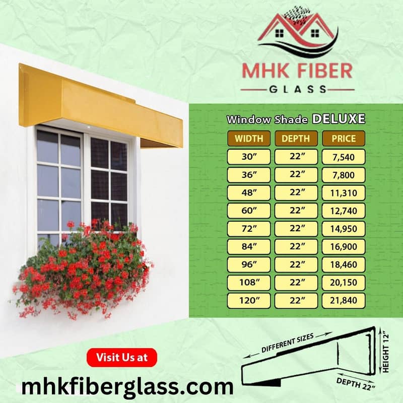 Fiber \ Window shade fiber \ Fiber Glass on discount in karachi 1