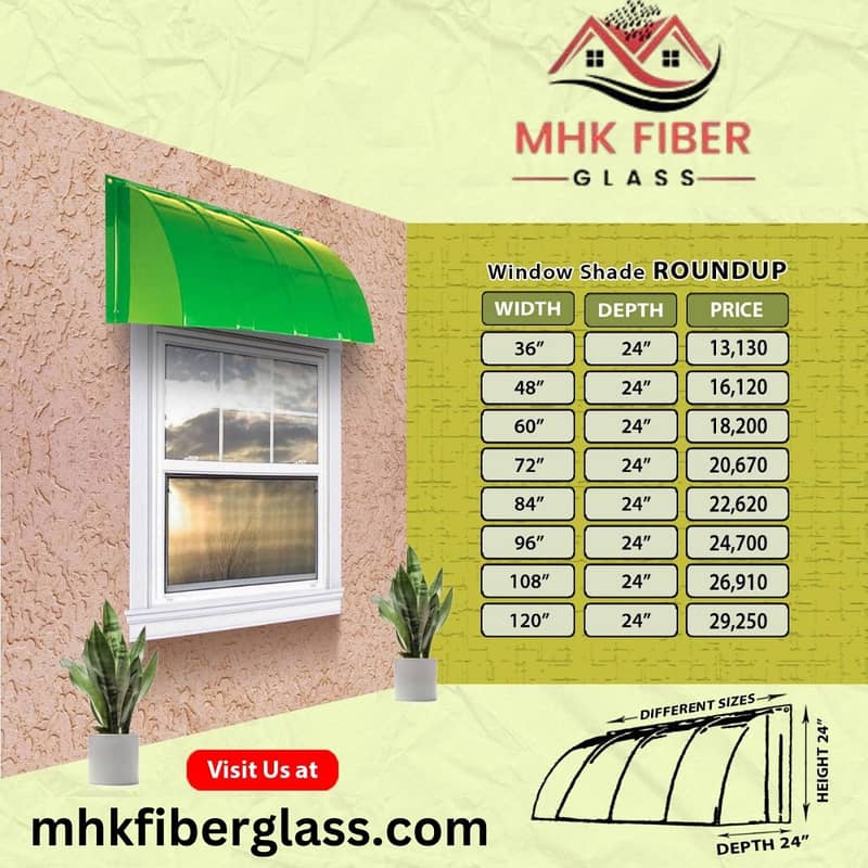 Fiber \ Window shade fiber \ Fiber Glass on discount in karachi 3