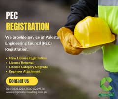 Licence Renewal | Pec registration | Consultancy Services | Paperwork