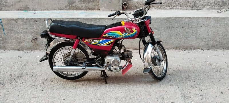 Honda cd 70.2021 model bohat pyari bike ha All documents clear 4