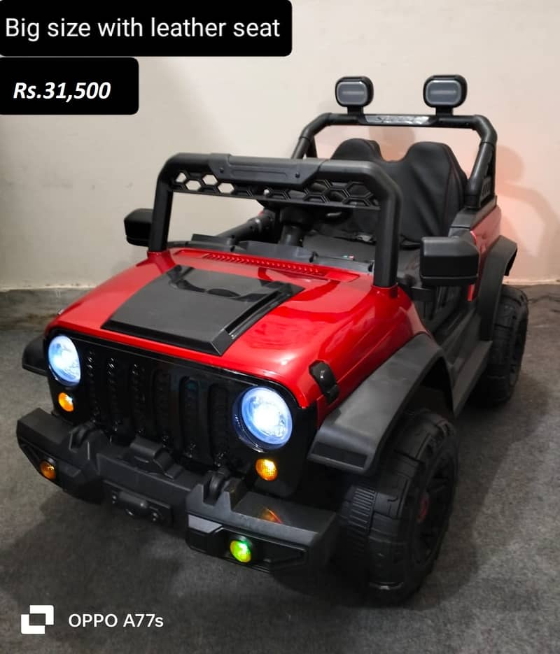 Electric Car and Jeep for Kids 3 to 12 year 2