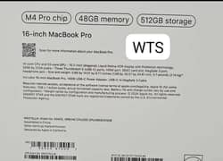 Apple MacBook Pro 16 MX2Y3 48GB 512GB SSD 16-Inch Space Black, 2024