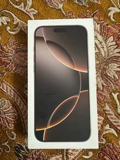 iPhone 16 pro max 256gb LLA PTA APPROVED box pack