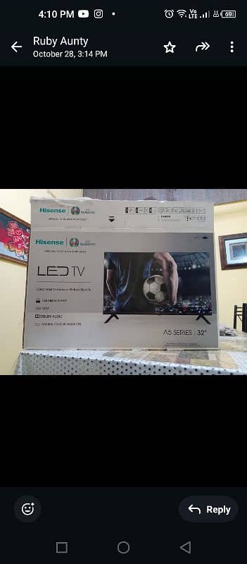 excellent condition simple tv for sale 1