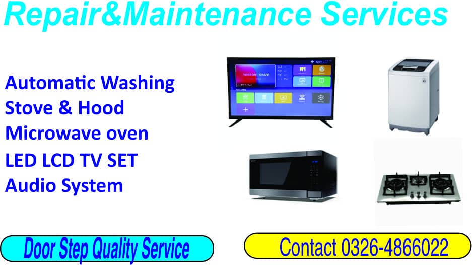 automatic washing machin/Stove/Microwave oven/LED LCD TV SET/ IT/Audio 0