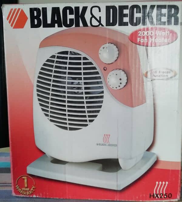 Electric Fan Heater Black & Decker 0