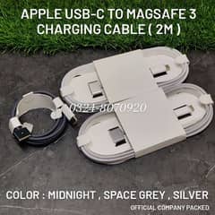 Apple USB-C To Magsafe 3 Cable 2 M Meter Magnetic MacBook Air 2024 M3