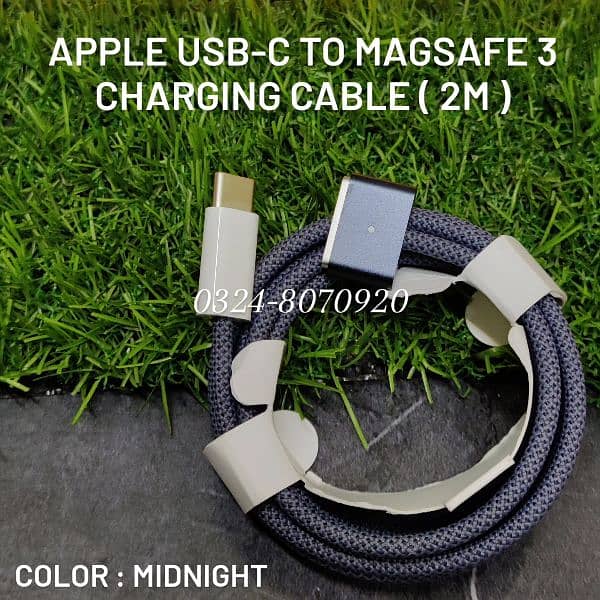 Apple USB-C To Magsafe 3 Cable 2 M Meter Magnetic MacBook Air 2024 M3 13