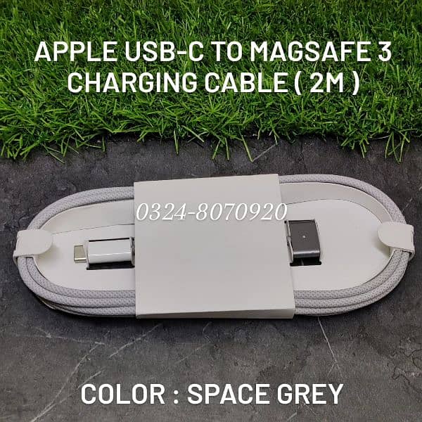 Apple USB-C To Magsafe 3 Cable 2 M Meter Magnetic MacBook Air 2024 M3 14