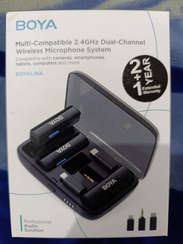 Boya link Wireless Dual Channel Microphone 0