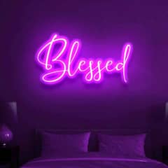 Customized NEON Sign Board - Name Plate - 4 Letters Alphabets